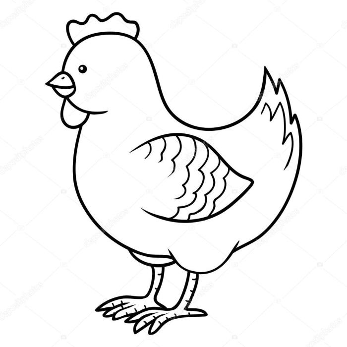 Chicken coloring pages kids animal bestcoloringpagesforkids article